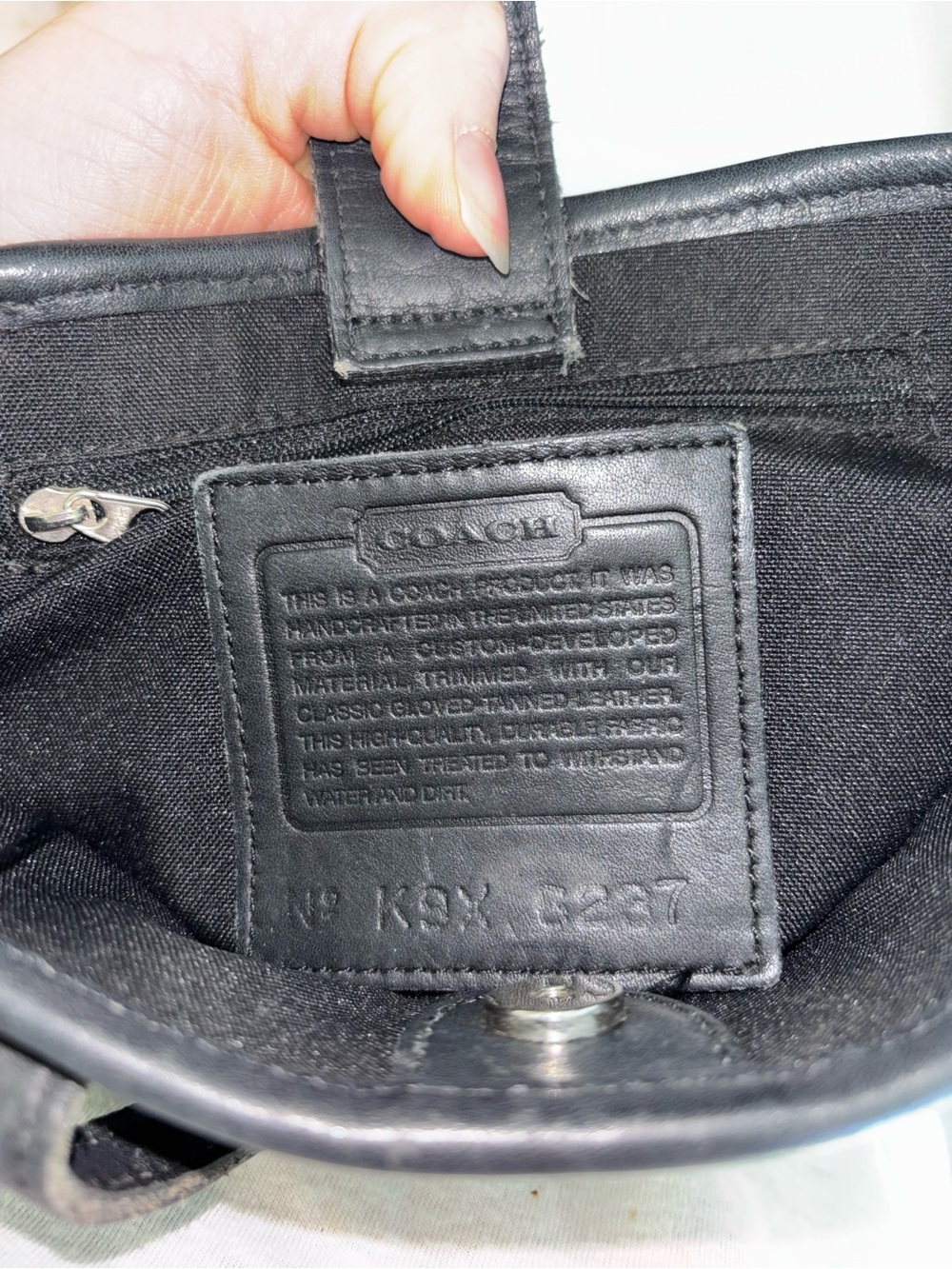 Vintage Coach Mini Tote - Picture 4 of 5